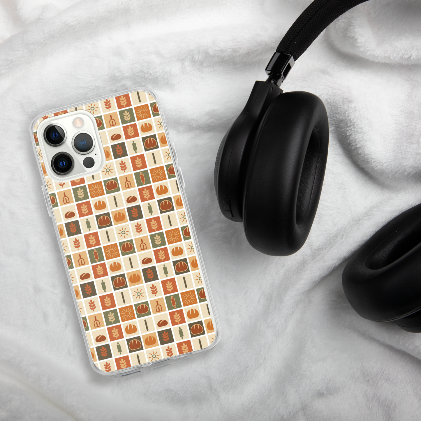 Retro Bread Stamp Clear Case for iPhone® Bags & Accessories > Phone Cases ZomaModa