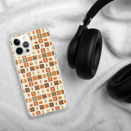 Retro Bread Stamp Clear Case for iPhone® Bags & Accessories > Phone Cases ZomaModa