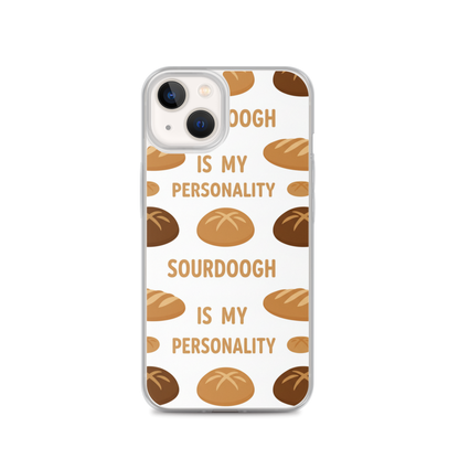 Sourdough Is My Personality Clear Case for iPhone® iPhone 13 Bags & Accessories > Phone Cases ZomaModa