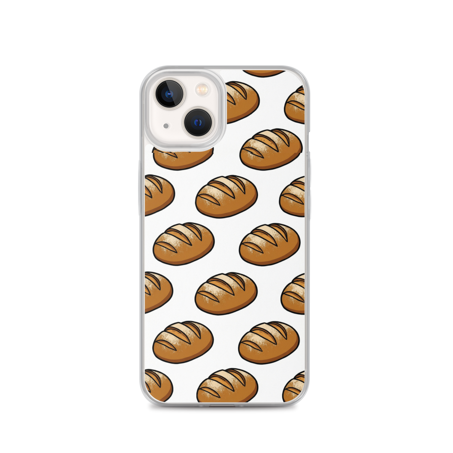 Floating Sourdough Loaves Pattern Clear Case for iPhone® iPhone 13 Bags & Accessories > Phone Cases ZomaModa