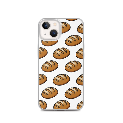 Floating Sourdough Loaves Pattern Clear Case for iPhone® iPhone 13 Bags & Accessories > Phone Cases ZomaModa