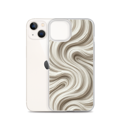 Minimal Flour Swirl Baking Clear Case for iPhone® Bags & Accessories > Phone Cases ZomaModa