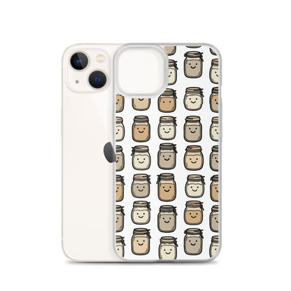 Cute Sourdough Starter Jars Clear Case for iPhone® Bags & Accessories > Phone Cases ZomaModa