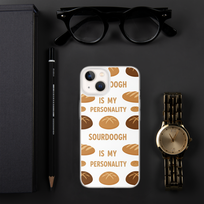 Sourdough Is My Personality Clear Case for iPhone® Bags & Accessories > Phone Cases ZomaModa