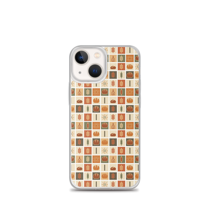 Retro Bread Stamp Clear Case for iPhone® iPhone 13 mini Bags & Accessories > Phone Cases ZomaModa
