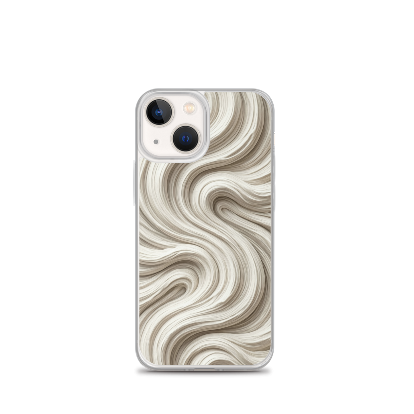 Minimal Flour Swirl Baking Clear Case for iPhone® iPhone 13 mini Bags & Accessories > Phone Cases ZomaModa