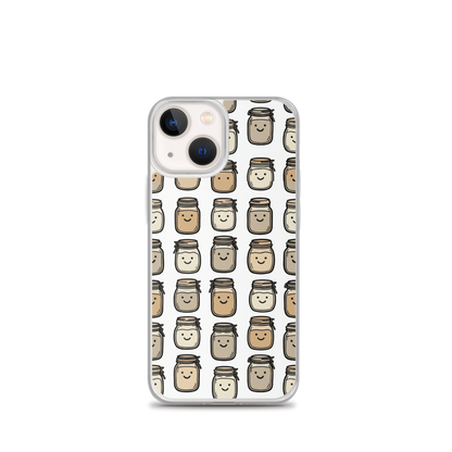 Cute Sourdough Starter Jars Clear Case for iPhone® iPhone 13 mini Bags & Accessories > Phone Cases ZomaModa