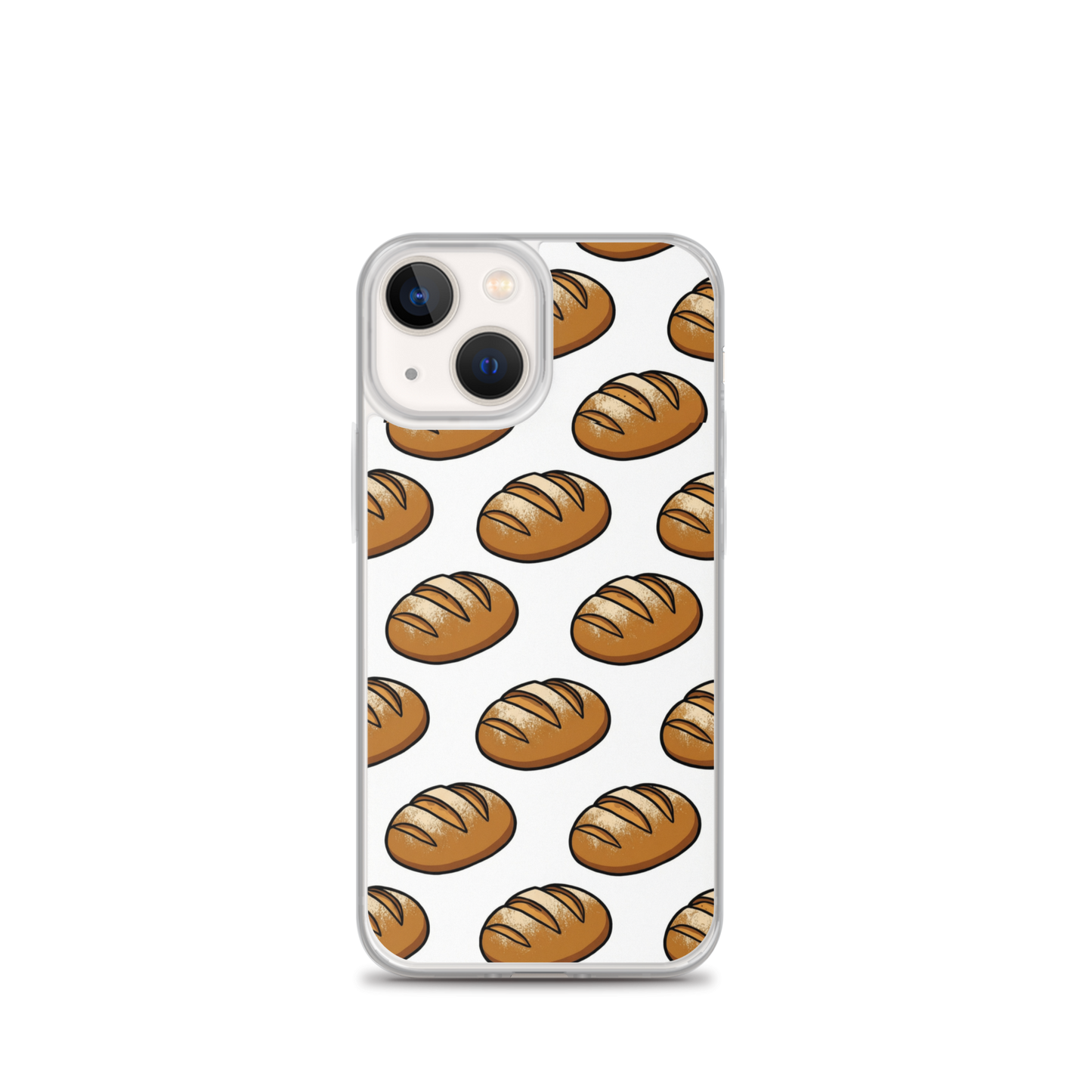 Floating Sourdough Loaves Pattern Clear Case for iPhone® iPhone 13 mini Bags & Accessories > Phone Cases ZomaModa