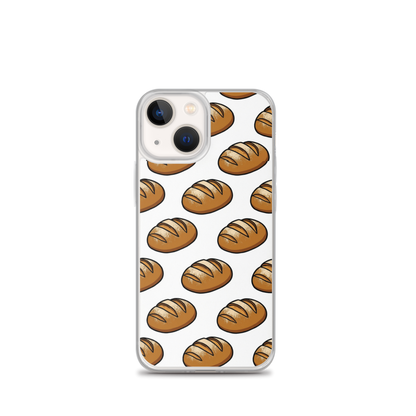 Floating Sourdough Loaves Pattern Clear Case for iPhone® iPhone 13 mini Bags & Accessories > Phone Cases ZomaModa