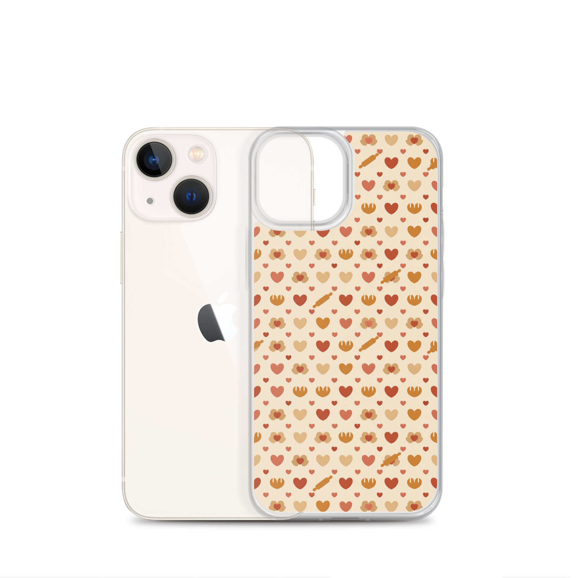 Tiny Hands Big Bakes Clear Case for iPhone® Bags & Accessories > Phone Cases ZomaModa