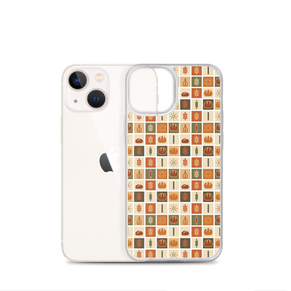 Retro Bread Stamp Clear Case for iPhone® Bags & Accessories > Phone Cases ZomaModa