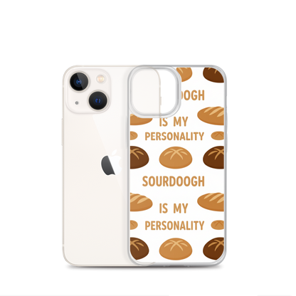 Sourdough Is My Personality Clear Case for iPhone® Bags & Accessories > Phone Cases ZomaModa