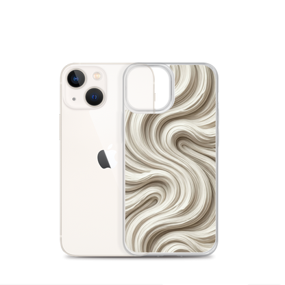 Minimal Flour Swirl Baking Clear Case for iPhone® Bags & Accessories > Phone Cases ZomaModa