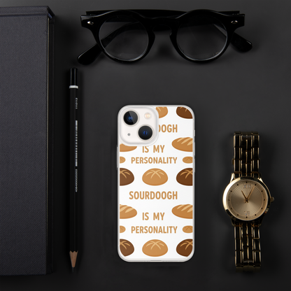 Sourdough Is My Personality Clear Case for iPhone® Bags & Accessories > Phone Cases ZomaModa