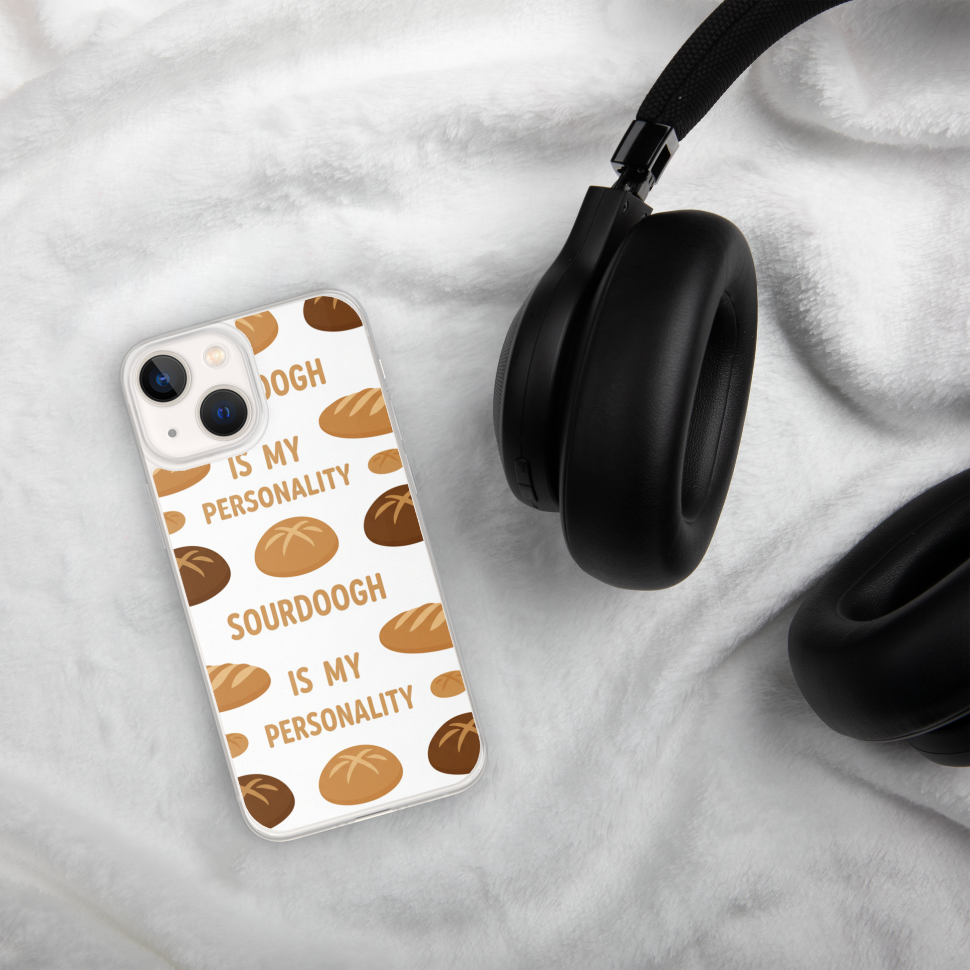 Sourdough Is My Personality Clear Case for iPhone® Bags & Accessories > Phone Cases ZomaModa