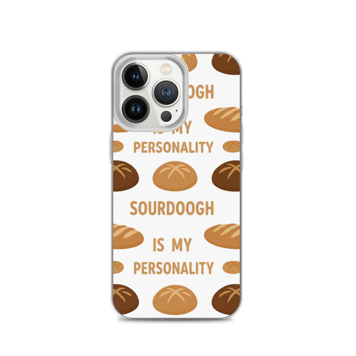 Sourdough Is My Personality Clear Case for iPhone® iPhone 13 Pro Bags & Accessories > Phone Cases ZomaModa