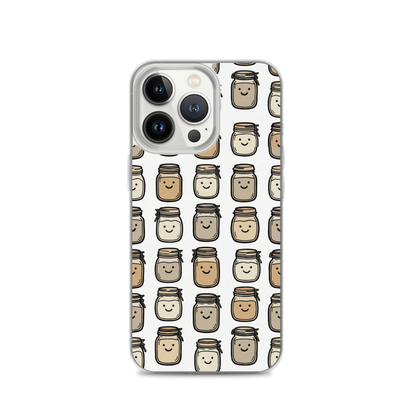 Cute Sourdough Starter Jars Clear Case for iPhone® iPhone 13 Pro Bags & Accessories > Phone Cases ZomaModa