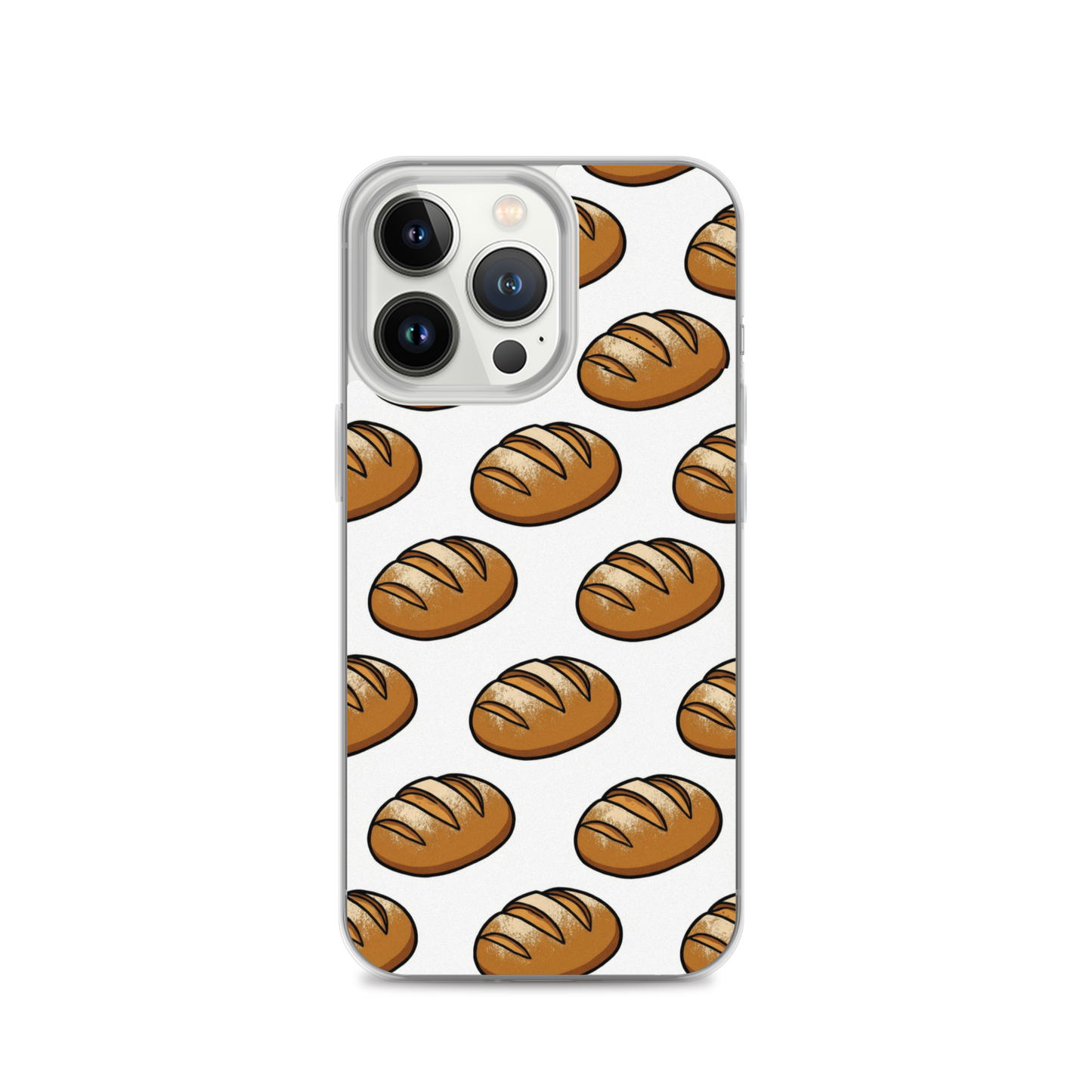 Floating Sourdough Loaves Pattern Clear Case for iPhone® iPhone 13 Pro Bags & Accessories > Phone Cases ZomaModa