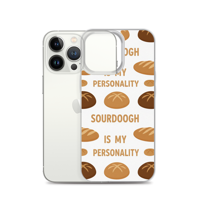 Sourdough Is My Personality Clear Case for iPhone® Bags & Accessories > Phone Cases ZomaModa