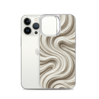 Minimal Flour Swirl Baking Clear Case for iPhone® Bags & Accessories > Phone Cases ZomaModa
