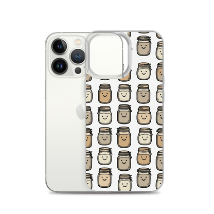 Cute Sourdough Starter Jars Clear Case for iPhone® Bags & Accessories > Phone Cases ZomaModa