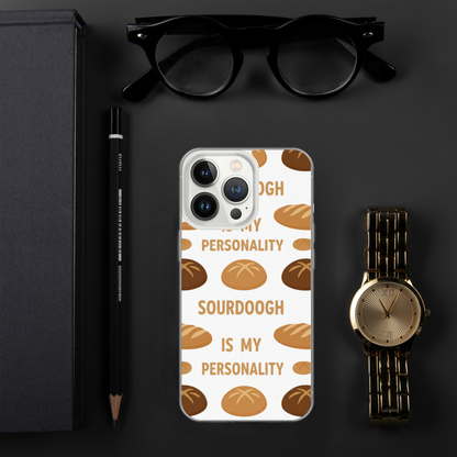 Sourdough Is My Personality Clear Case for iPhone® Bags & Accessories > Phone Cases ZomaModa