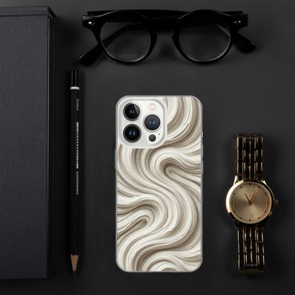 Minimal Flour Swirl Baking Clear Case for iPhone® Bags & Accessories > Phone Cases ZomaModa