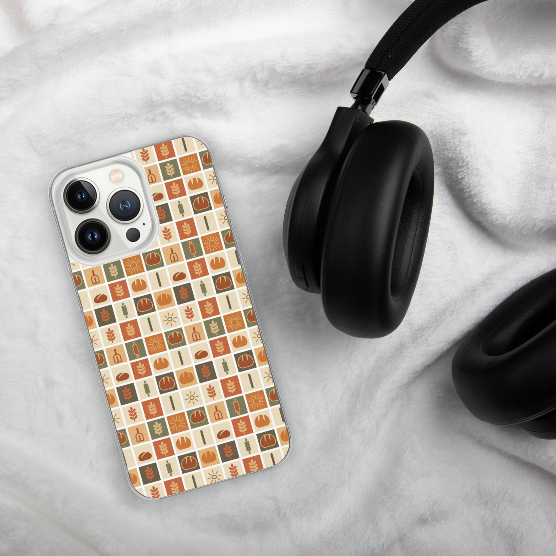 Retro Bread Stamp Clear Case for iPhone® Bags & Accessories > Phone Cases ZomaModa