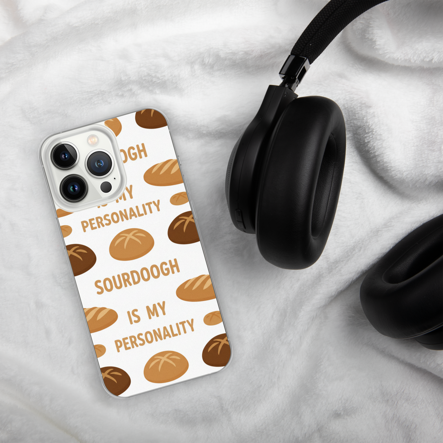 Sourdough Is My Personality Clear Case for iPhone® Bags & Accessories > Phone Cases ZomaModa