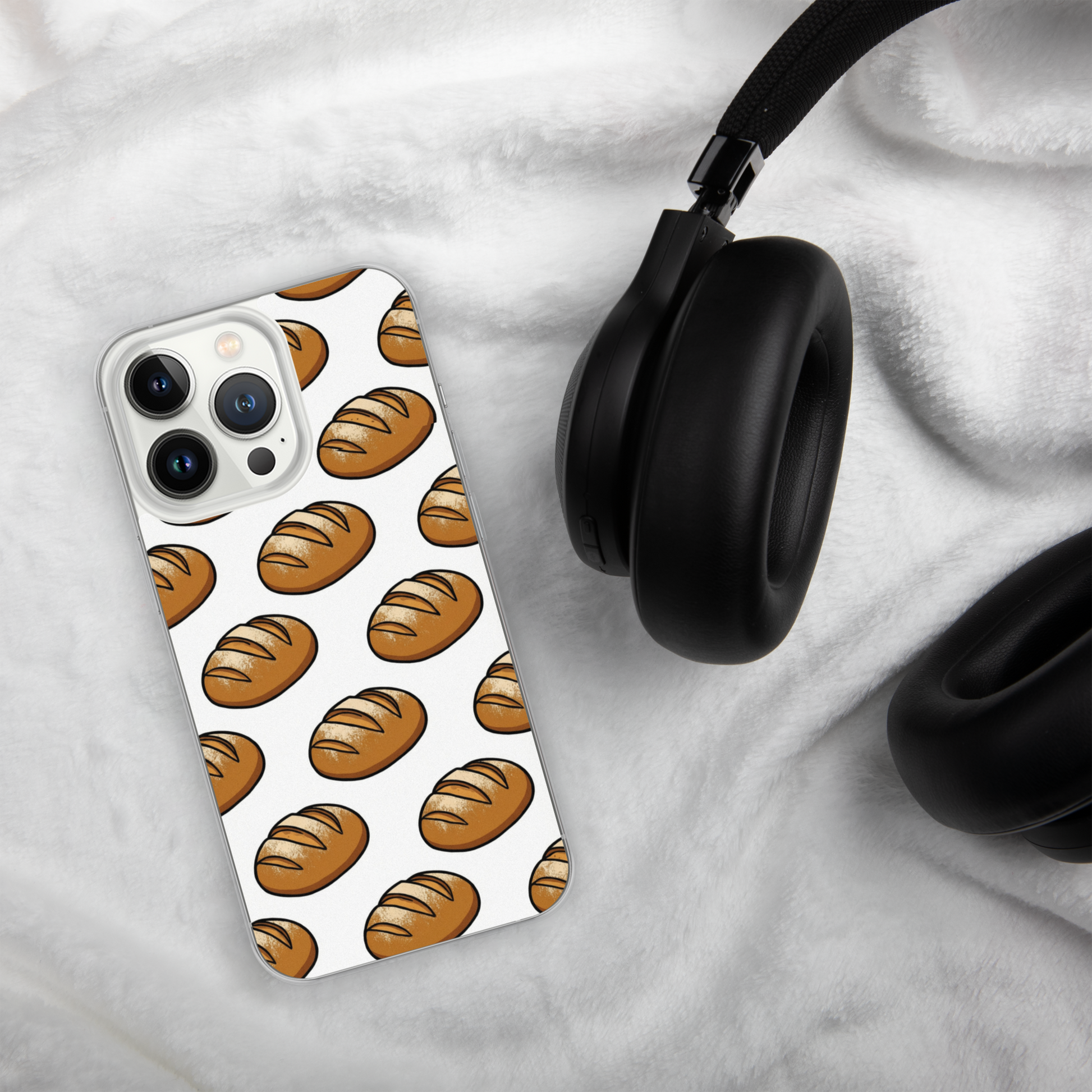 Floating Sourdough Loaves Pattern Clear Case for iPhone® Bags & Accessories > Phone Cases ZomaModa