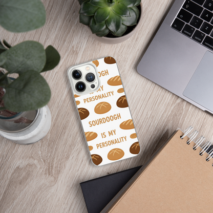 Sourdough Is My Personality Clear Case for iPhone® Bags & Accessories > Phone Cases ZomaModa