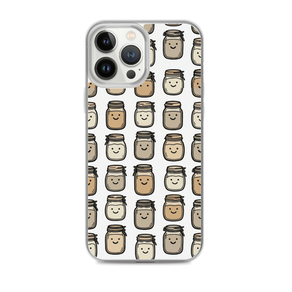 Cute Sourdough Starter Jars Clear Case for iPhone® iPhone 13 Pro Max Bags & Accessories > Phone Cases ZomaModa