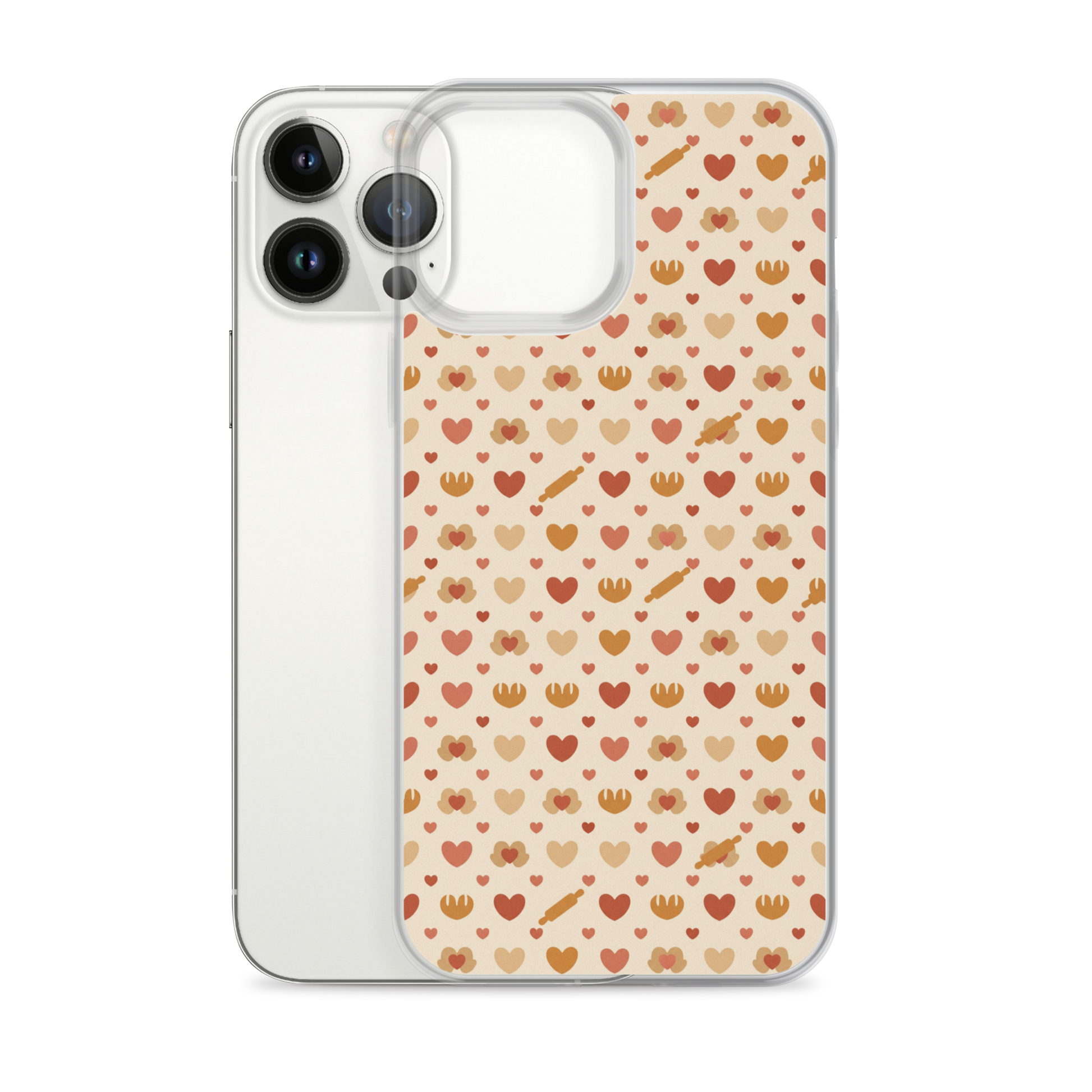 Tiny Hands Big Bakes Clear Case for iPhone® Bags & Accessories > Phone Cases ZomaModa