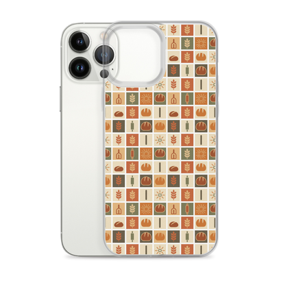 Retro Bread Stamp Clear Case for iPhone® Bags & Accessories > Phone Cases ZomaModa