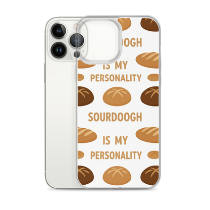 Sourdough Is My Personality Clear Case for iPhone® Bags & Accessories > Phone Cases ZomaModa