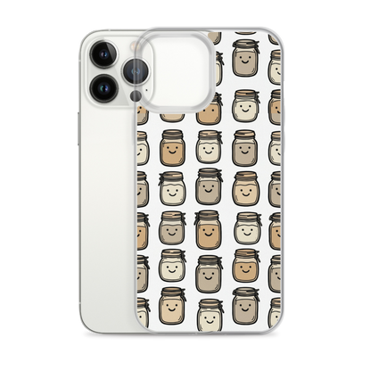 Cute Sourdough Starter Jars Clear Case for iPhone® Bags & Accessories > Phone Cases ZomaModa