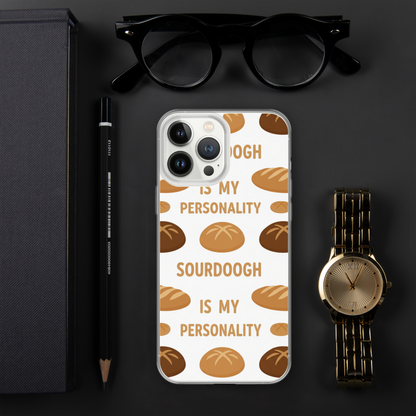 Sourdough Is My Personality Clear Case for iPhone® Bags & Accessories > Phone Cases ZomaModa