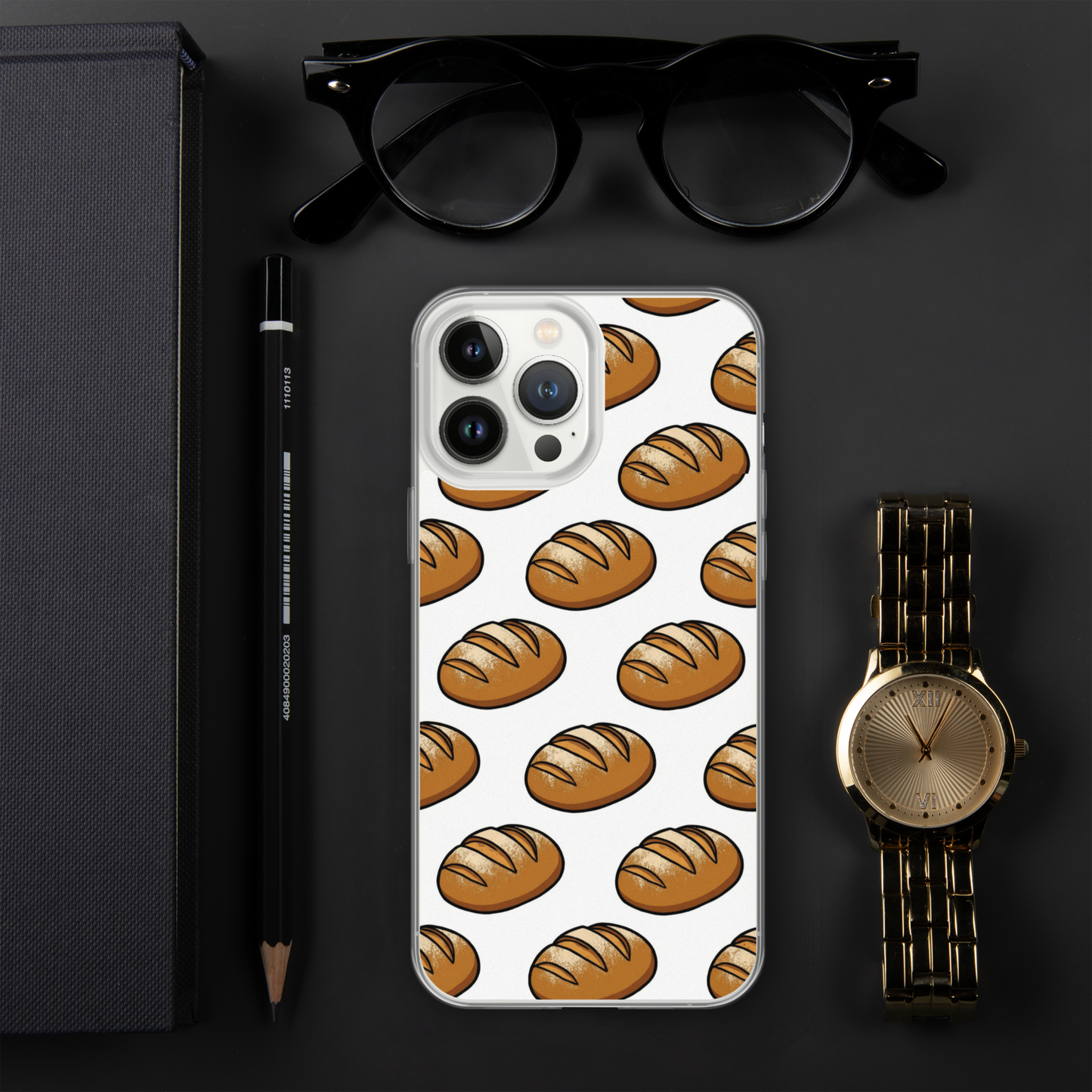Floating Sourdough Loaves Pattern Clear Case for iPhone® Bags & Accessories > Phone Cases ZomaModa