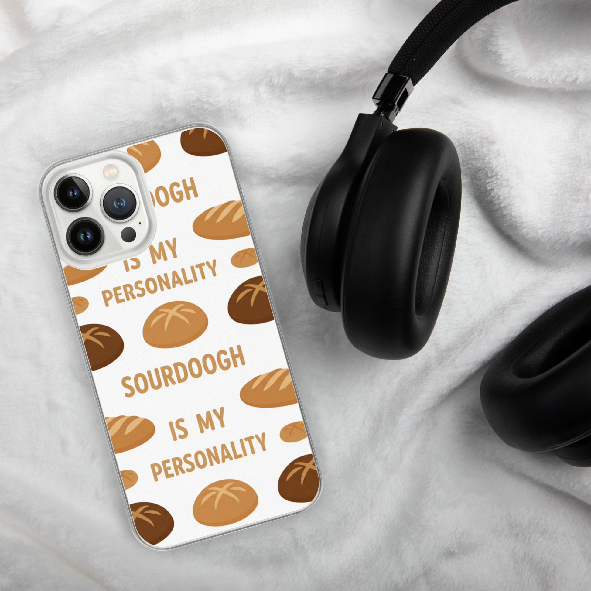 Sourdough Is My Personality Clear Case for iPhone® Bags & Accessories > Phone Cases ZomaModa