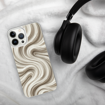 Minimal Flour Swirl Baking Clear Case for iPhone® Bags & Accessories > Phone Cases ZomaModa