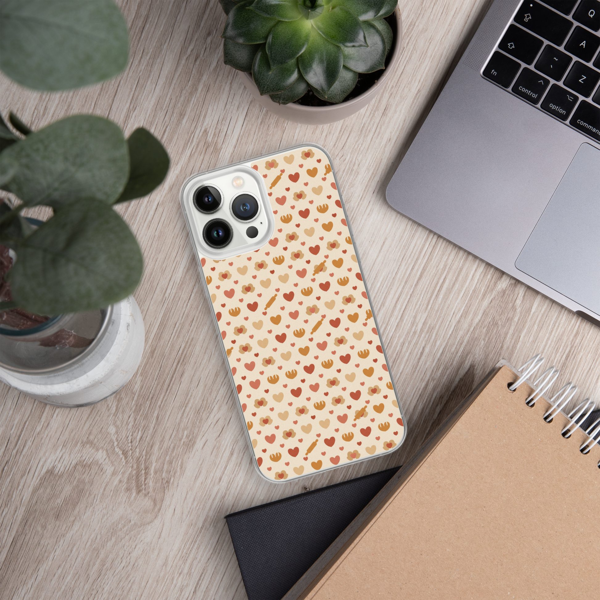 Tiny Hands Big Bakes Clear Case for iPhone® Bags & Accessories > Phone Cases ZomaModa