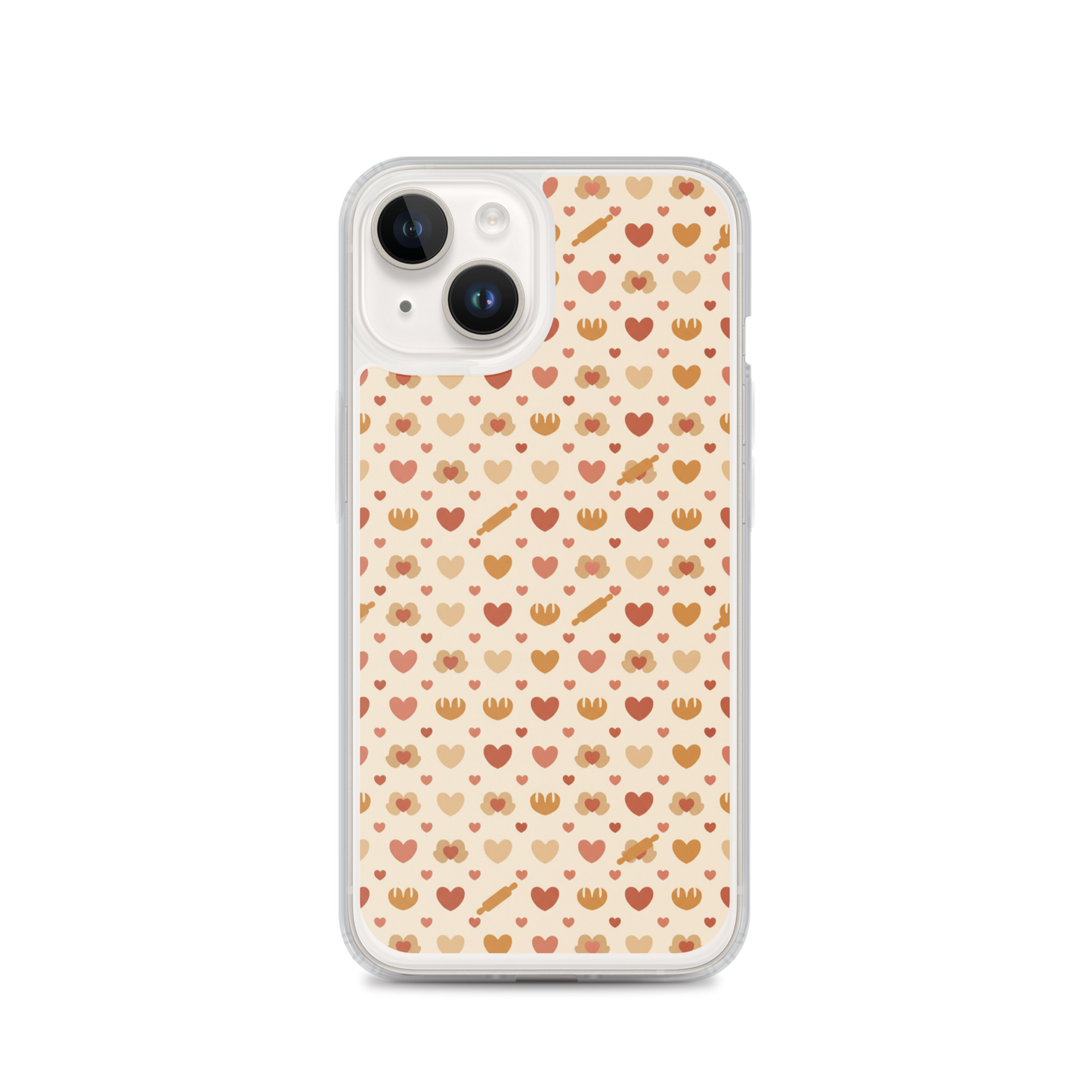 Tiny Hands Big Bakes Clear Case for iPhone® iPhone 14 Bags & Accessories > Phone Cases ZomaModa