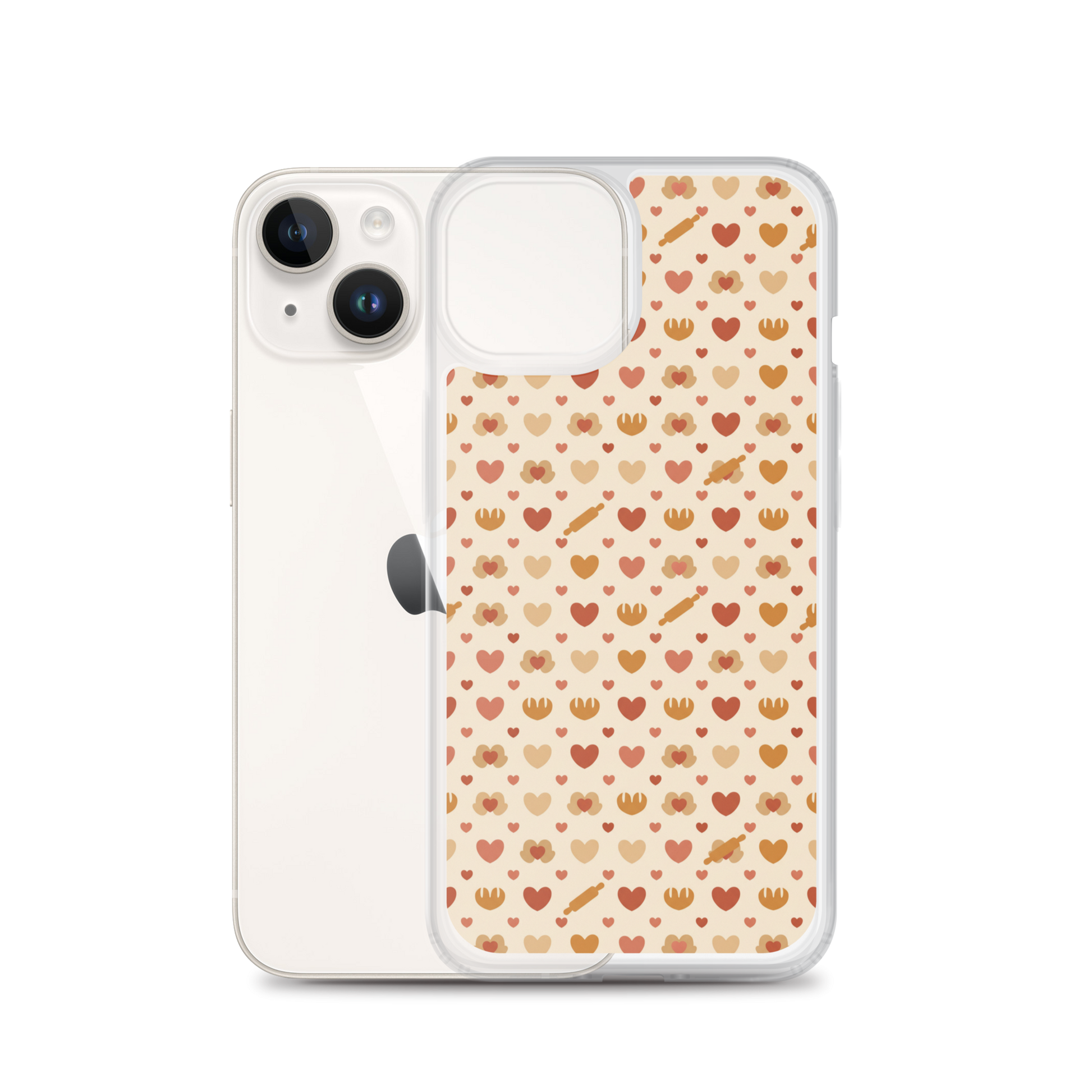 Tiny Hands Big Bakes Clear Case for iPhone® Bags & Accessories > Phone Cases ZomaModa