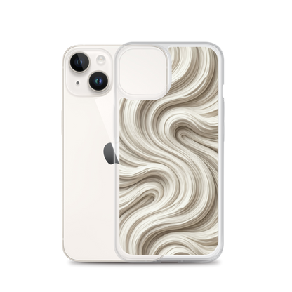 Minimal Flour Swirl Baking Clear Case for iPhone® Bags & Accessories > Phone Cases ZomaModa