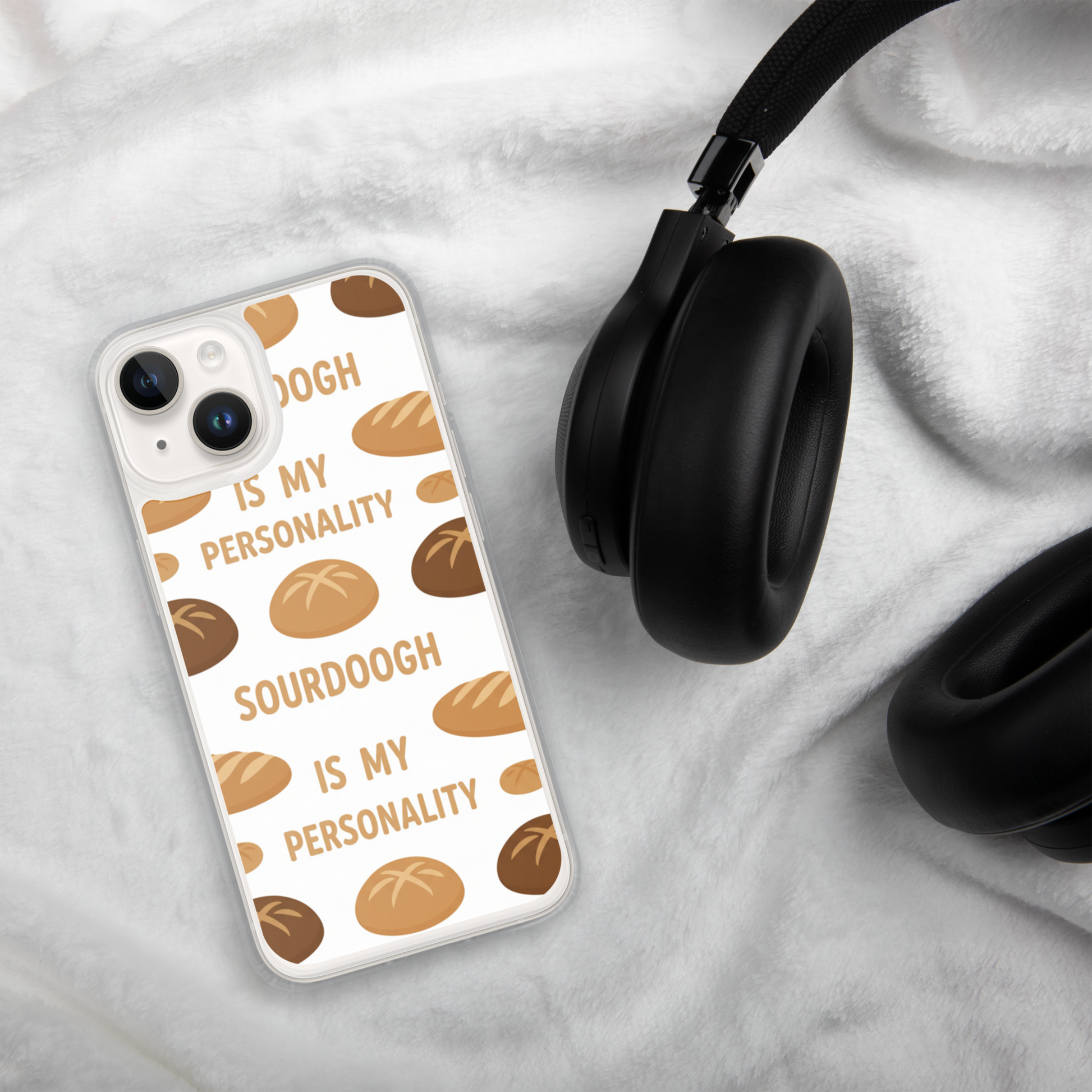 Sourdough Is My Personality Clear Case for iPhone® Bags & Accessories > Phone Cases ZomaModa