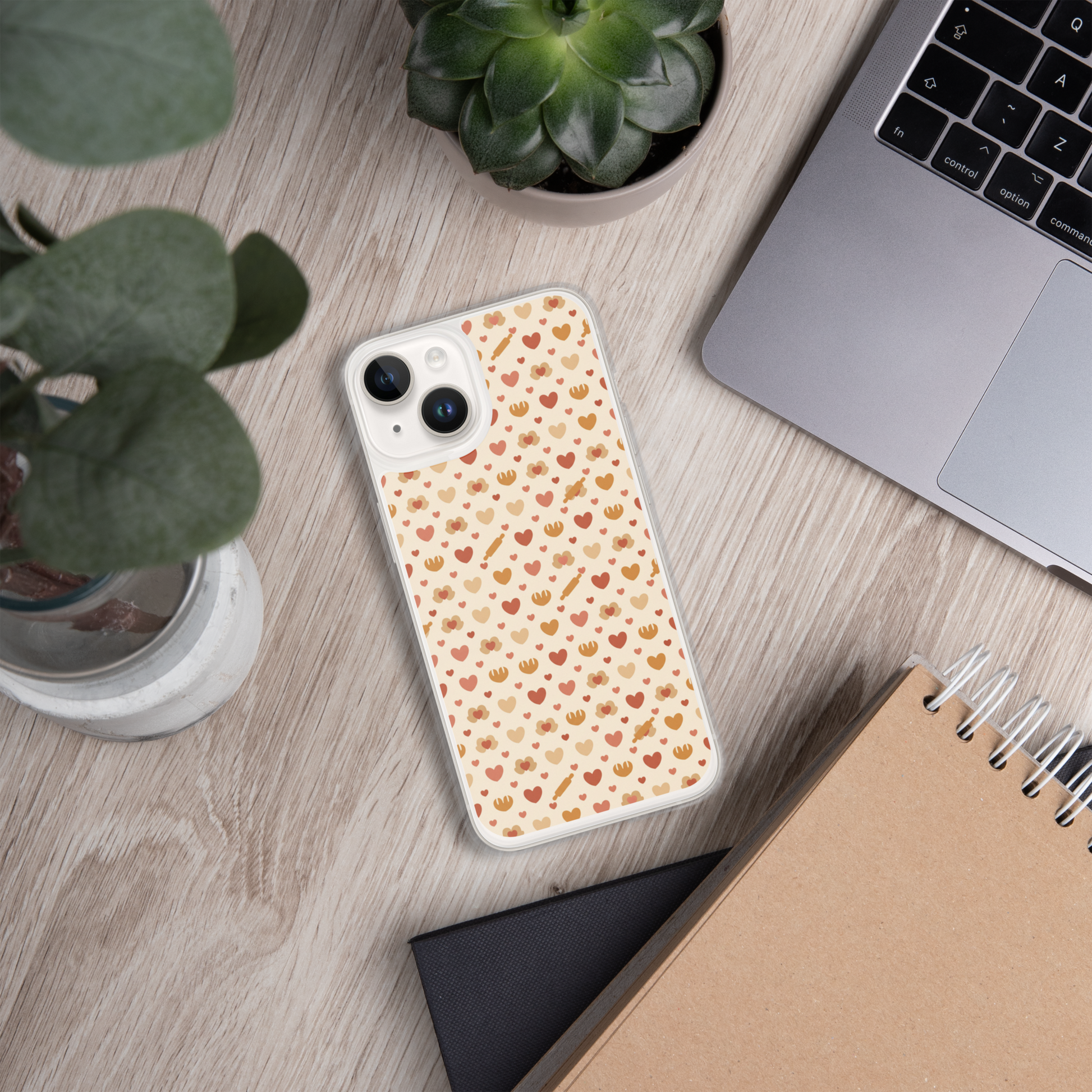 Tiny Hands Big Bakes Clear Case for iPhone® Bags & Accessories > Phone Cases ZomaModa