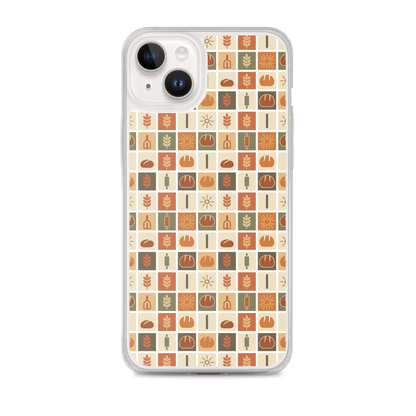 Retro Bread Stamp Clear Case for iPhone® iPhone 14 Plus Bags & Accessories > Phone Cases ZomaModa