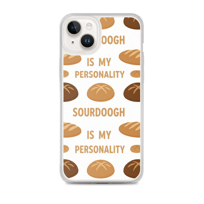 Sourdough Is My Personality Clear Case for iPhone® iPhone 14 Plus Bags & Accessories > Phone Cases ZomaModa
