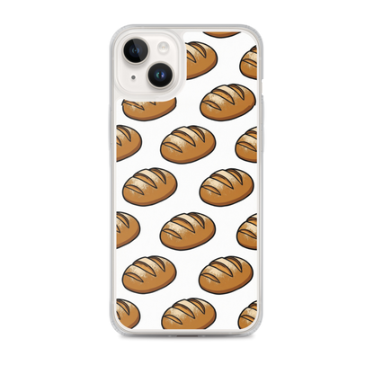 Floating Sourdough Loaves Pattern Clear Case for iPhone® iPhone 14 Plus Bags & Accessories > Phone Cases ZomaModa