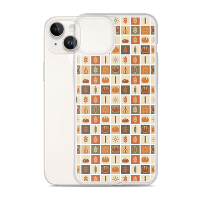 Retro Bread Stamp Clear Case for iPhone® Bags & Accessories > Phone Cases ZomaModa